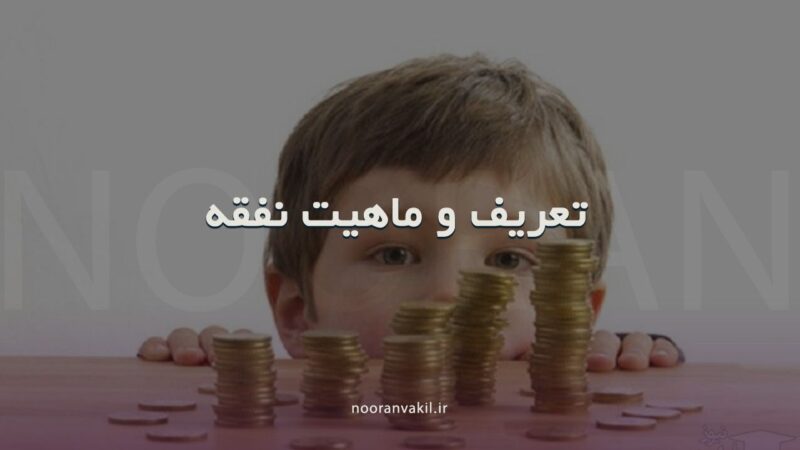 نفقه چیست؟ معنای نفقه