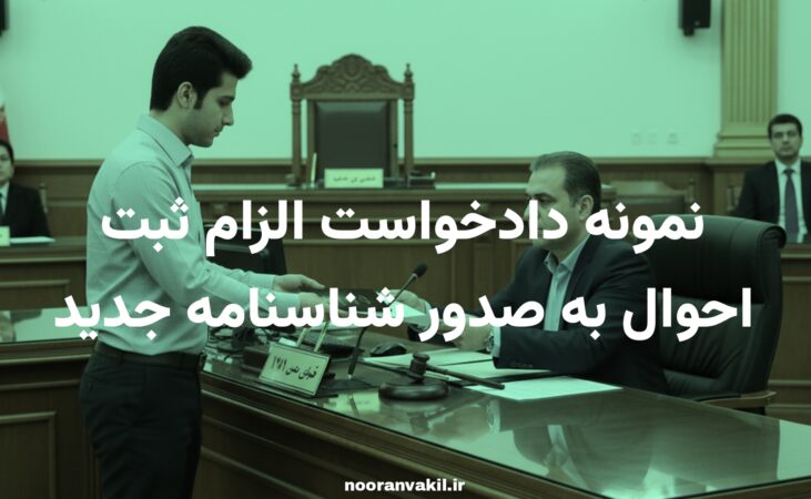 نمونه دادخواست الزام ثبت احوال به صدور شناسنامه جدید